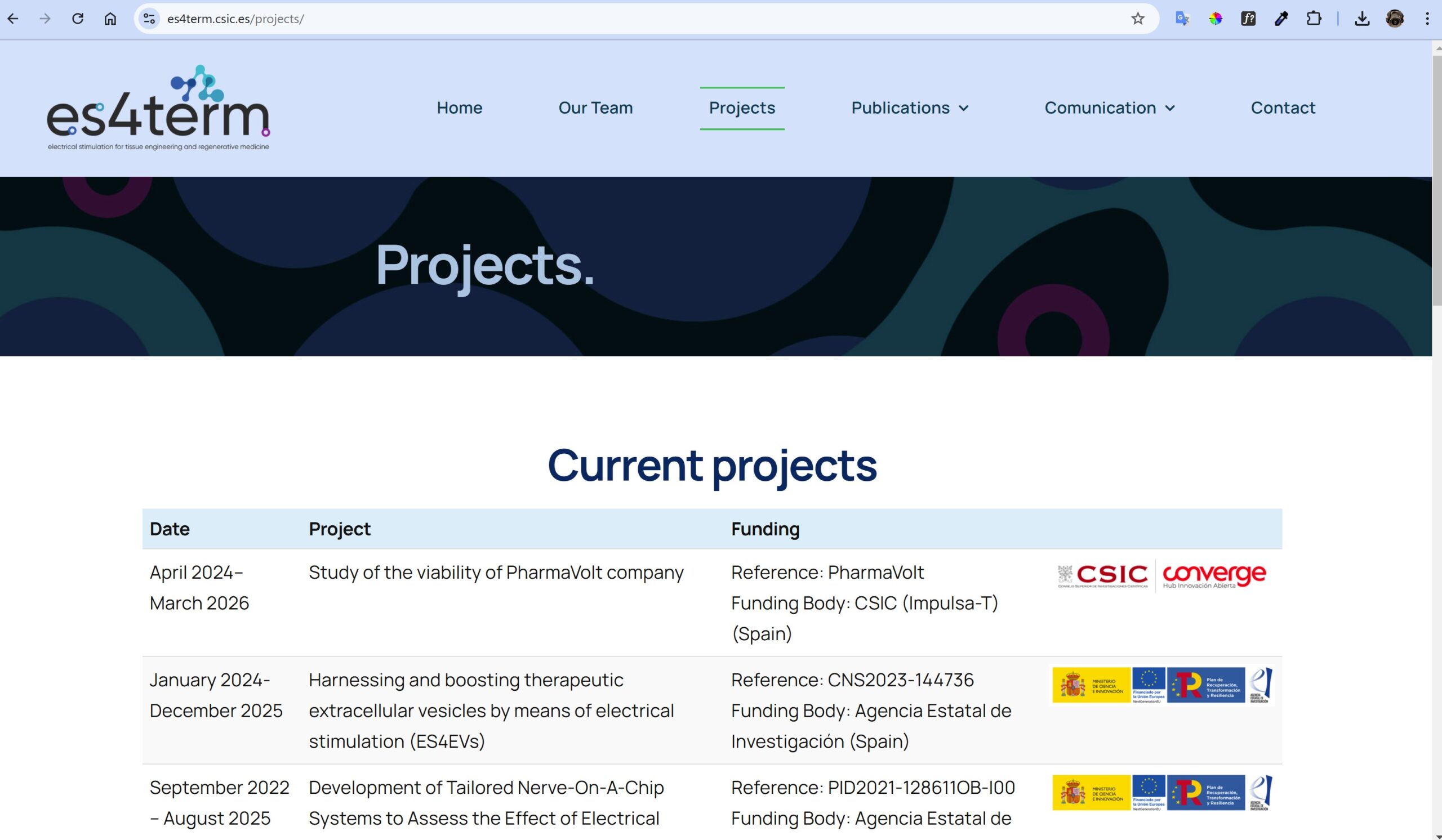 Diseño web y branding para Es4Term, grupo de investigación del Instituto de Micro y Nanotecnología del CSIC 11 es4term 2 scaled